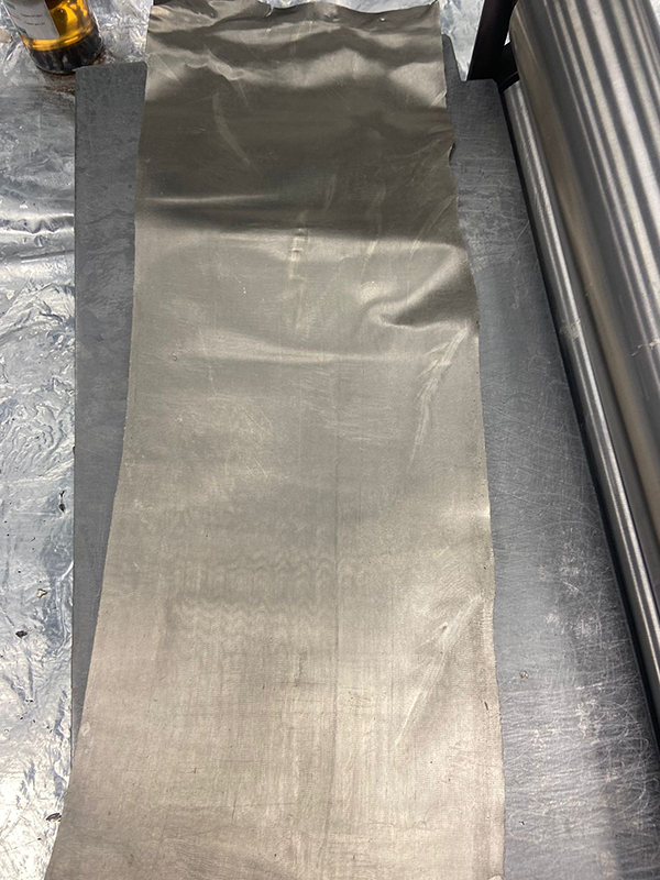 CMP produced lithium foil for battery applications